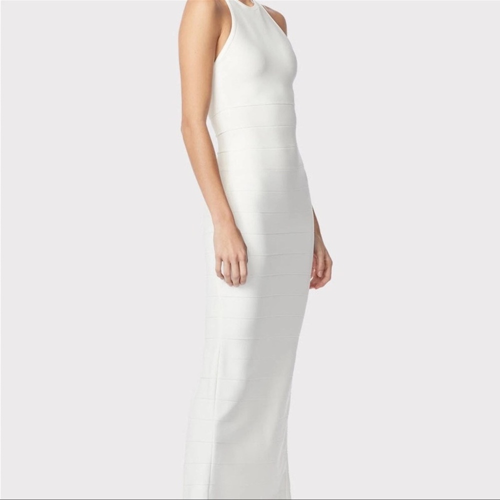 Herve Leger Halter Icon Gown nwt Xs